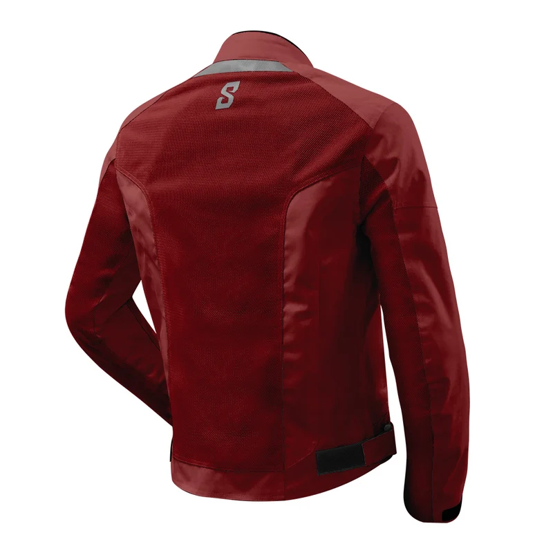 Blouson de moto femme - Aéro-Flow Grenat