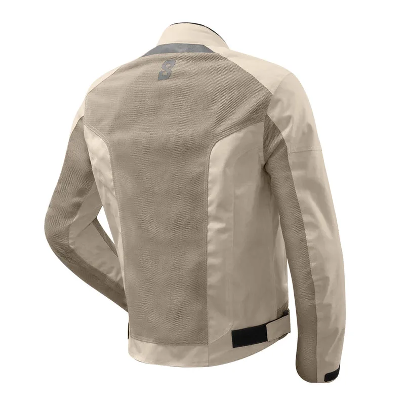 Blouson moto homme été - EIGHT Aero beige