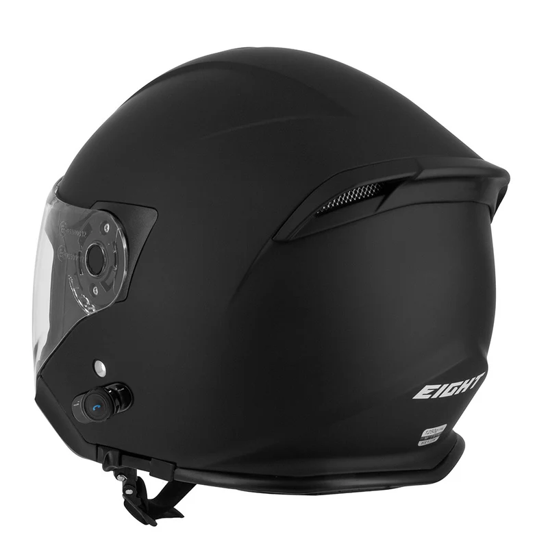 Casque jet moto + Bluetooth - KYLE S770 Noir