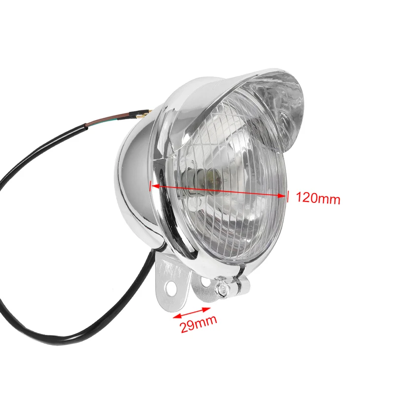 Feu additionnel 10W 12V - Chromé