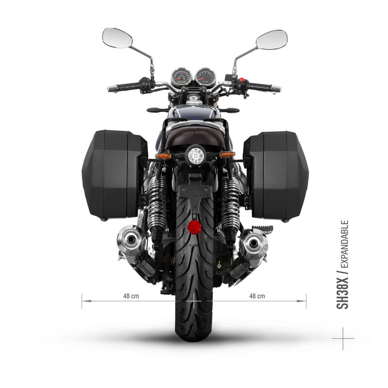 Fijaciones laterales 3P Shad Moto guzzi V7 SPECIAL 23-26