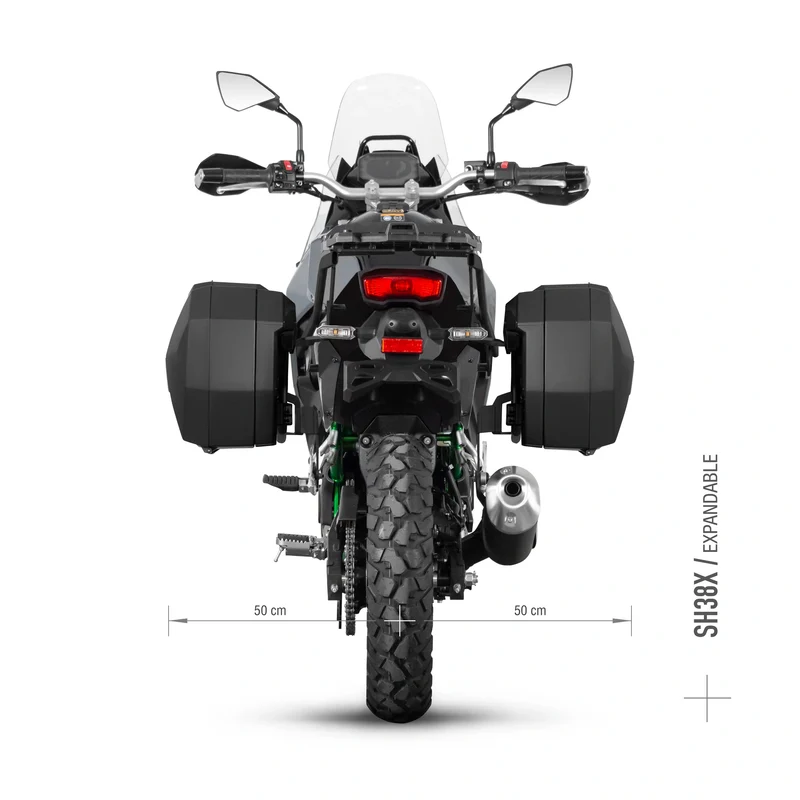 Fijaciones laterales 3P Shad Kawasaki KLE 500 2026-2026