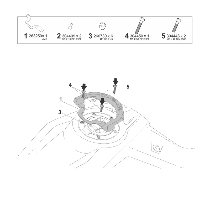Fijación Click system Shad MORBIDELLI