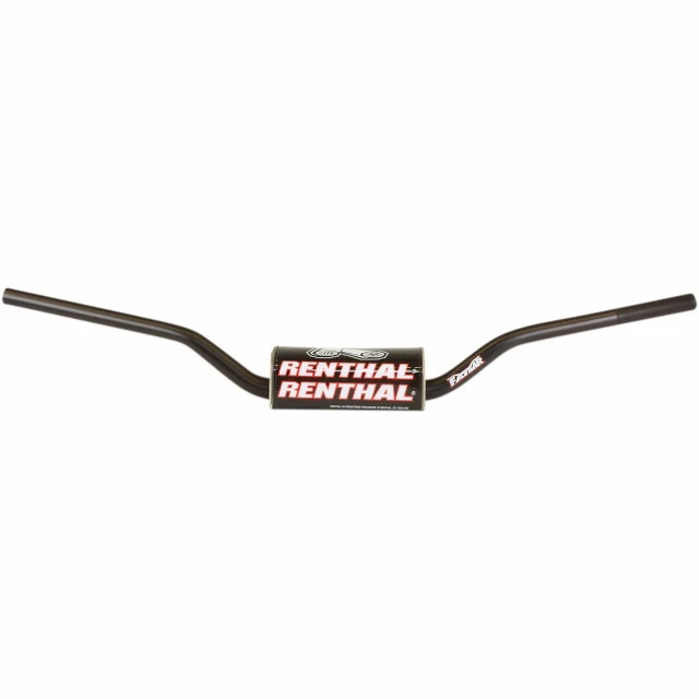 Manillar alto Fatbar Carmichael con protector negro Renthal - negro
