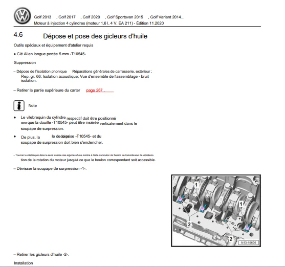 manuel d'atelier Volkswagen Polo 6 français