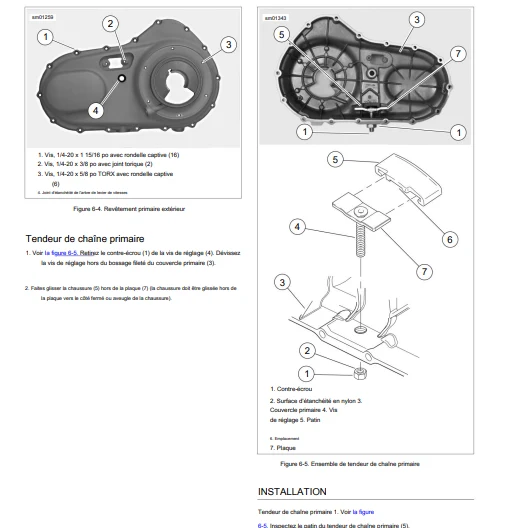 manuel d'atelier Harley Davidson Sportster 2008 pdf français