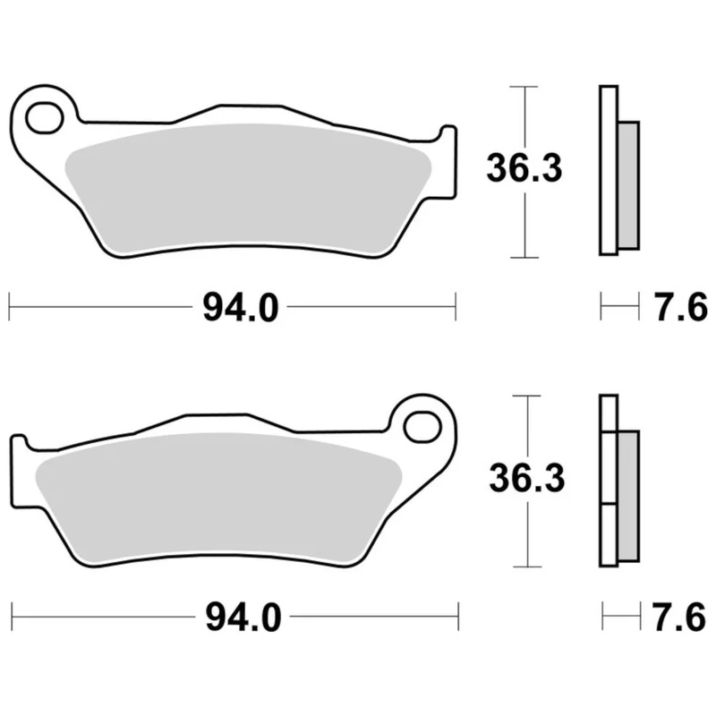 Pastillas de freno delanteras Ducati Monster Brembo - sinterizadas