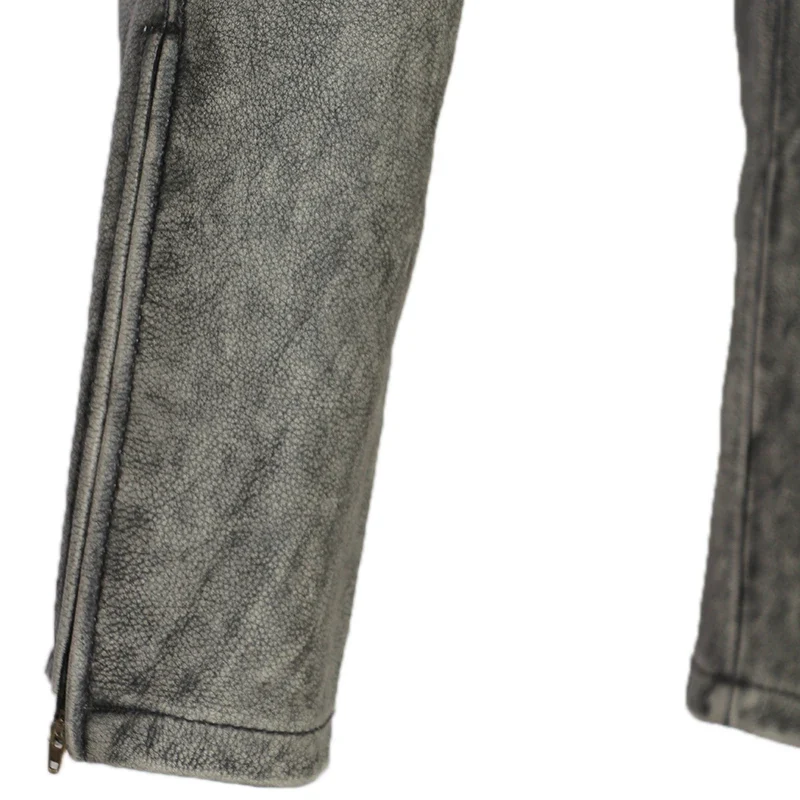 Pantalon de moto en cuir pour homme motard