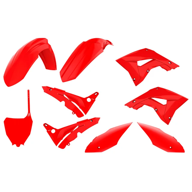Kit de plásticos Restyling Honda CR125R/CR250R CRF 18 style 02-07 Polisport - rojo