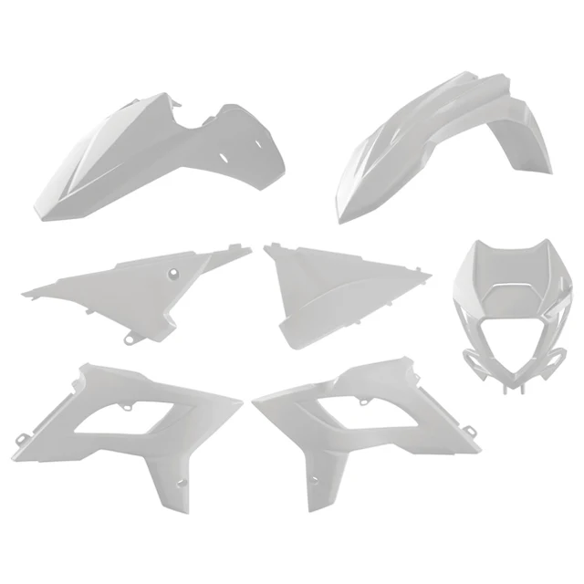 Kit de plásticos Restyling BETA RR 2T/4T con careta 13-17 Polisport - blanco