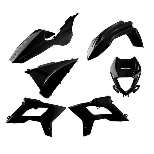 Kit de plásticos Restyling BETA RR 2T/4T con careta 18-19 Polisport - negro