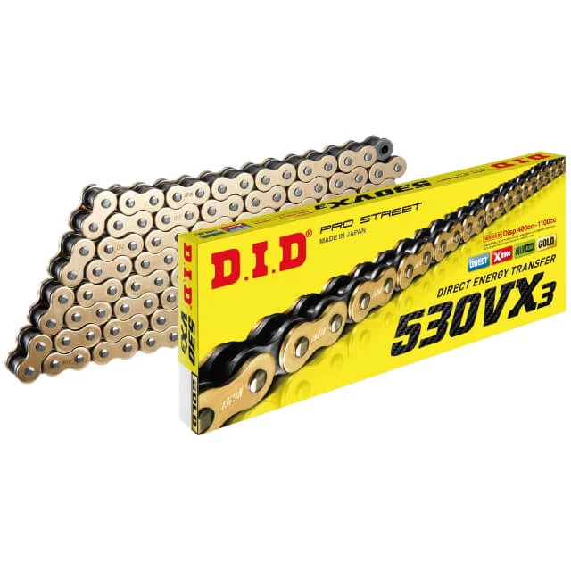 Kit de transmisión Suzuki GSF/GSX 15x44Z paso 530 VX3 110 eslabones D.I.D