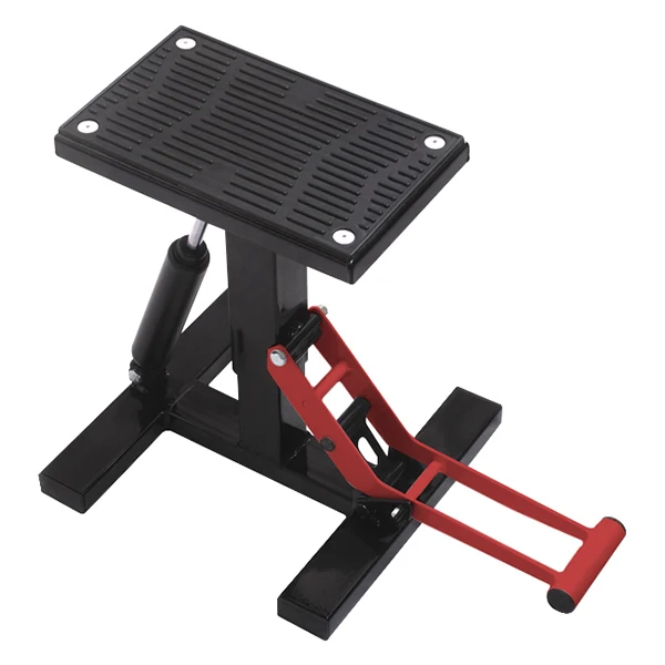 Lève moto hydraulique - Noir et rouge