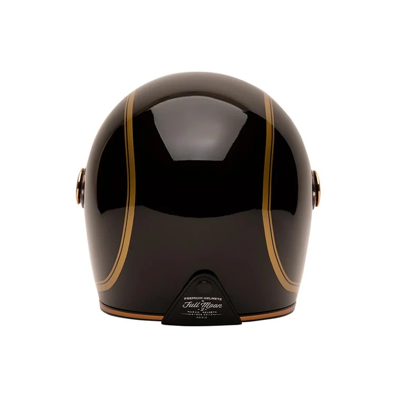 Casque intégral moto - Fullmoon 2 noir or