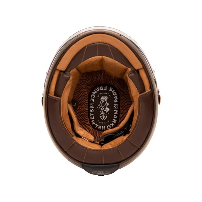 Casque intégral moto - Fullmoon 2 noir or