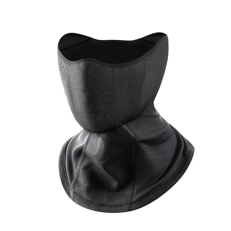 Tour de cou moto noir hiver