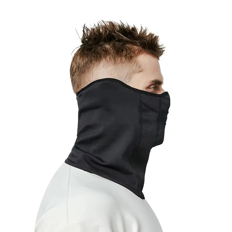 Tour de cou moto noir hiver