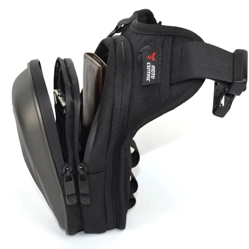 Sacoche de jambe moto - Noir