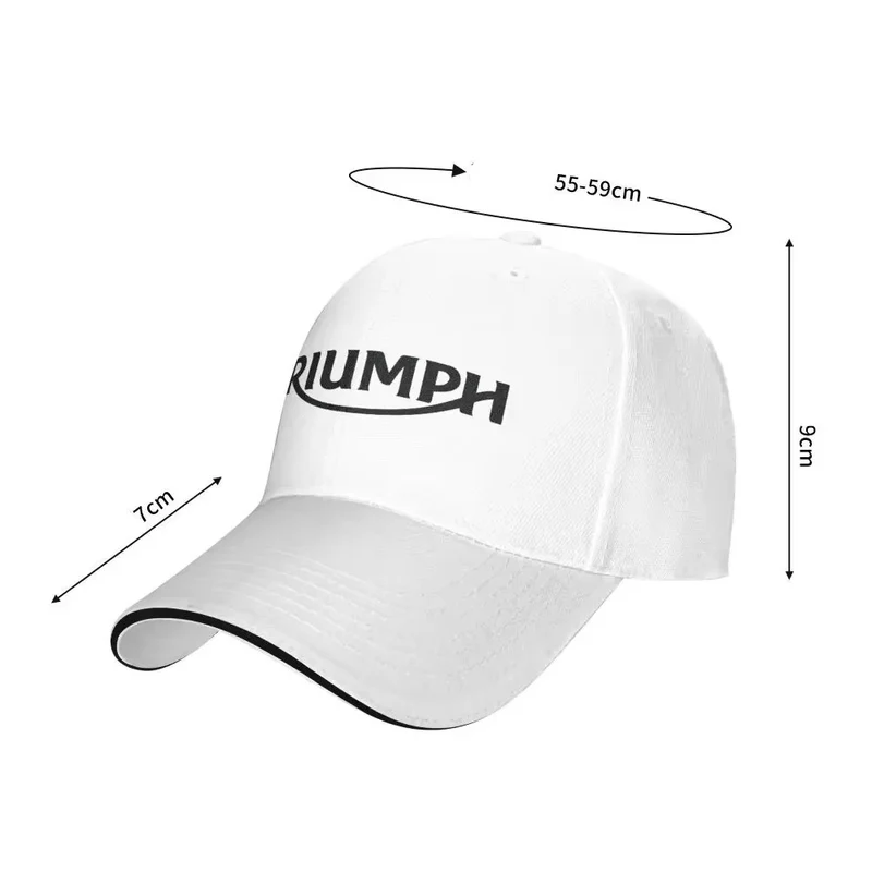 Casquette moto Triumph - Blanc
