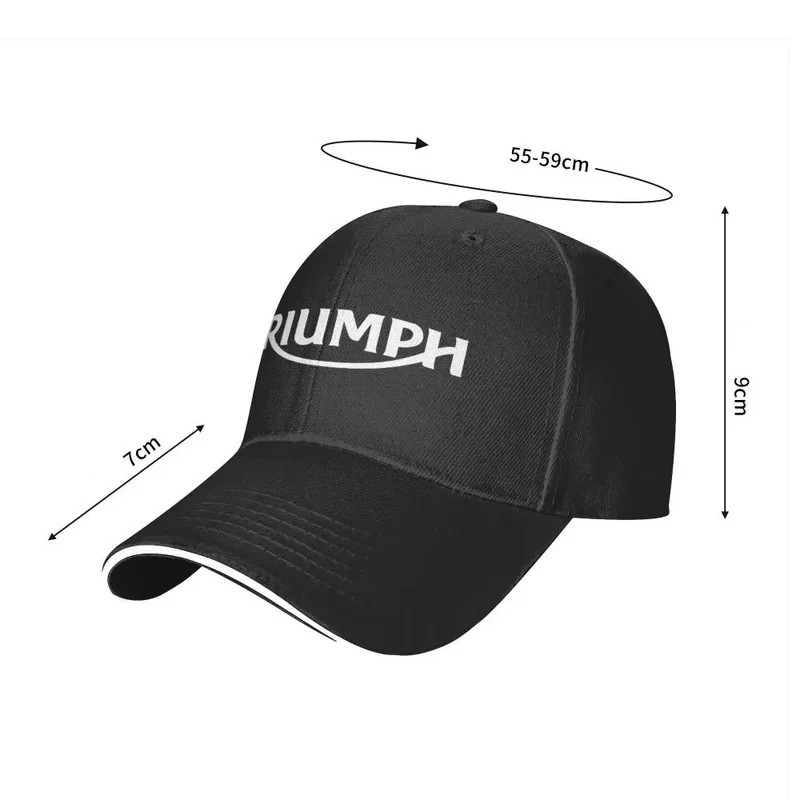 Casquette moto Triumph - Noir