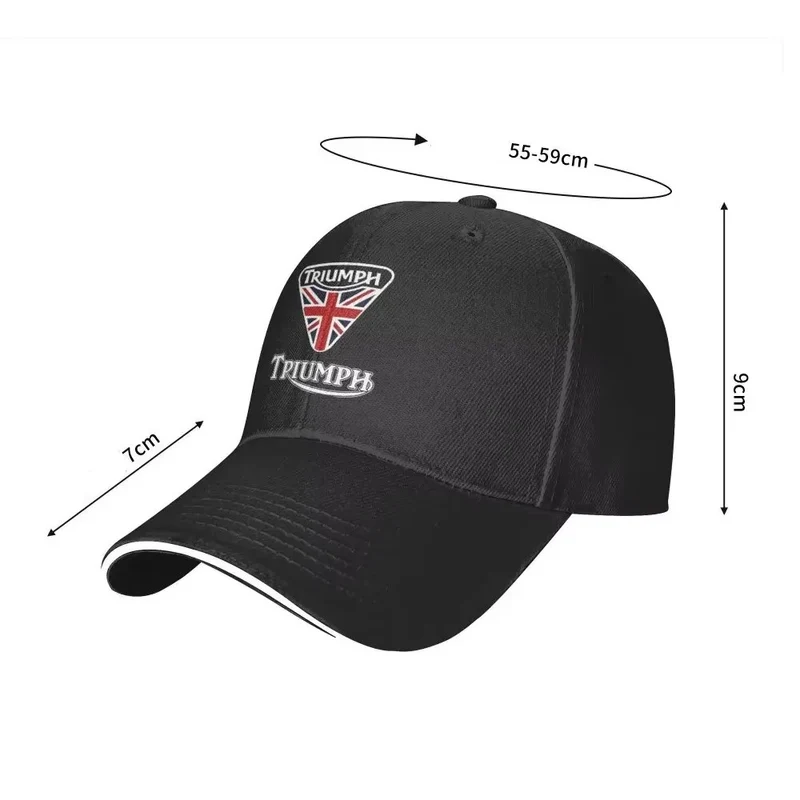Casquette moto Triumph - Drapeau Triangle Royaume-Uni
