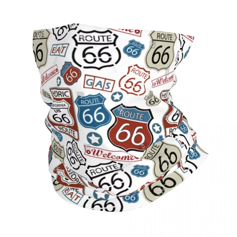Tour de cou moto - Panneaux Route 66
