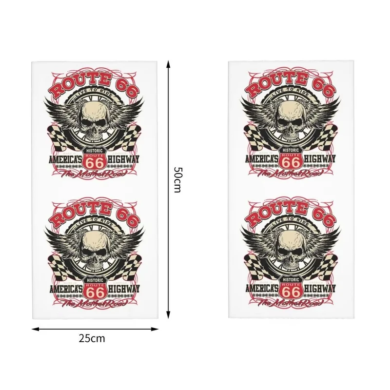 Tour de cou moto - Live to Ride Route 66