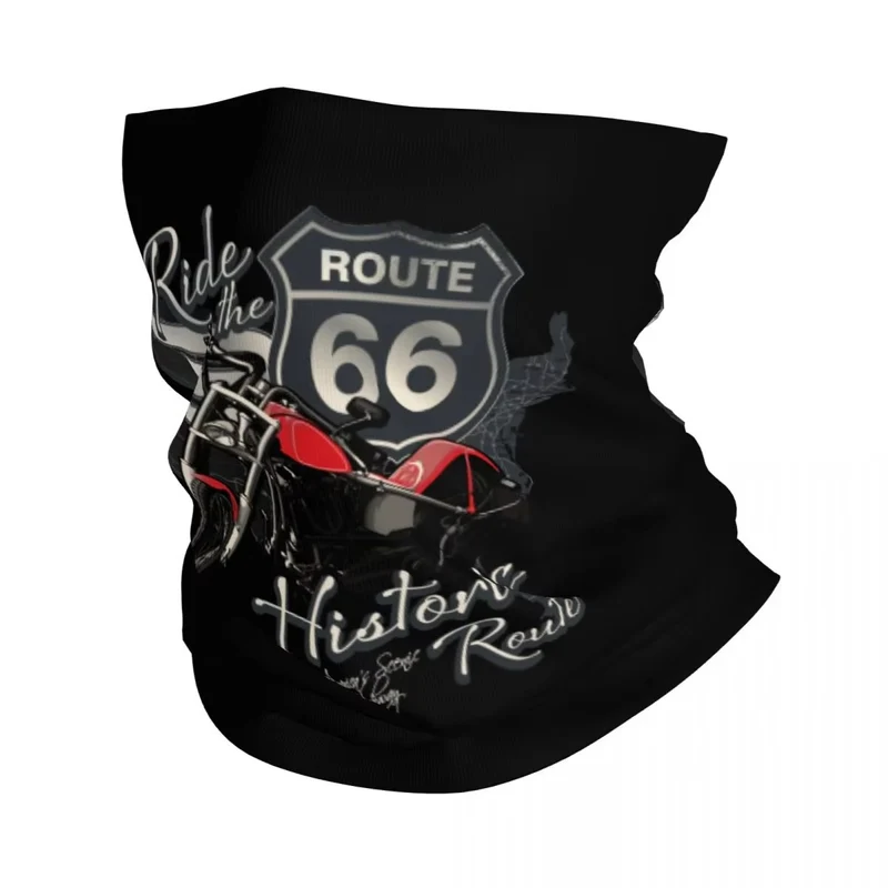 Tour de cou moto noir - Ride the Historic Route 66