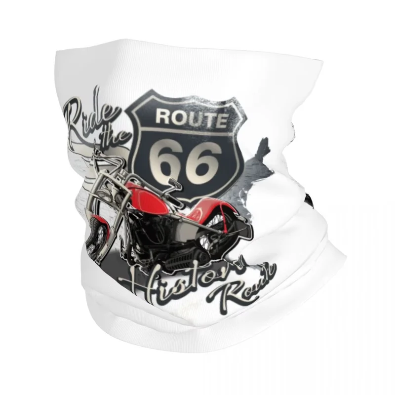Tour de cou moto blanc - Ride the Historic Route 66
