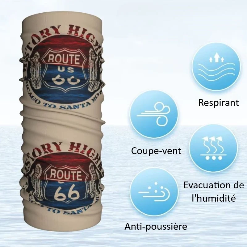Tour de cou moto - History Highway Route 66