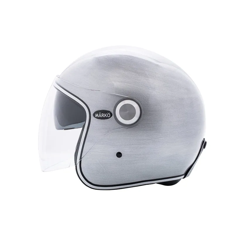 Casque jet moto - Boreal gris