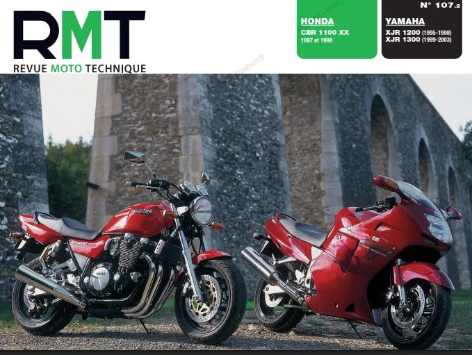 Manuel de réparation Yamaha XJR 1200 1300 1995 2003