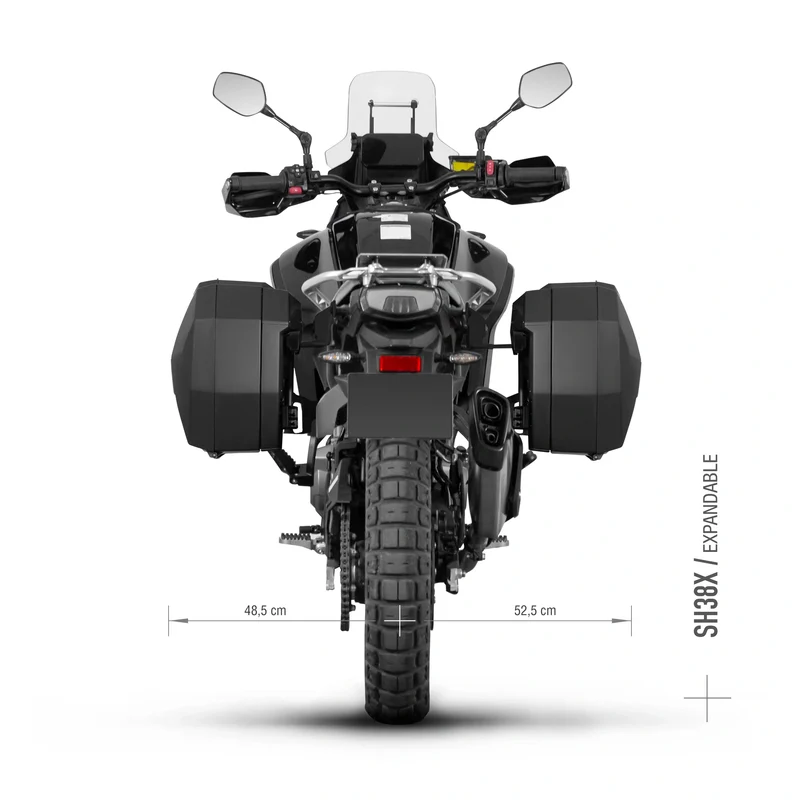 Fijaciones laterales 3P Shad Cf moto 450 MT 23-26