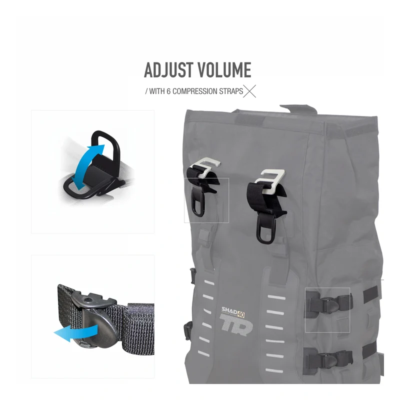 Maletas laterales impermeables Shad TERRA TR40