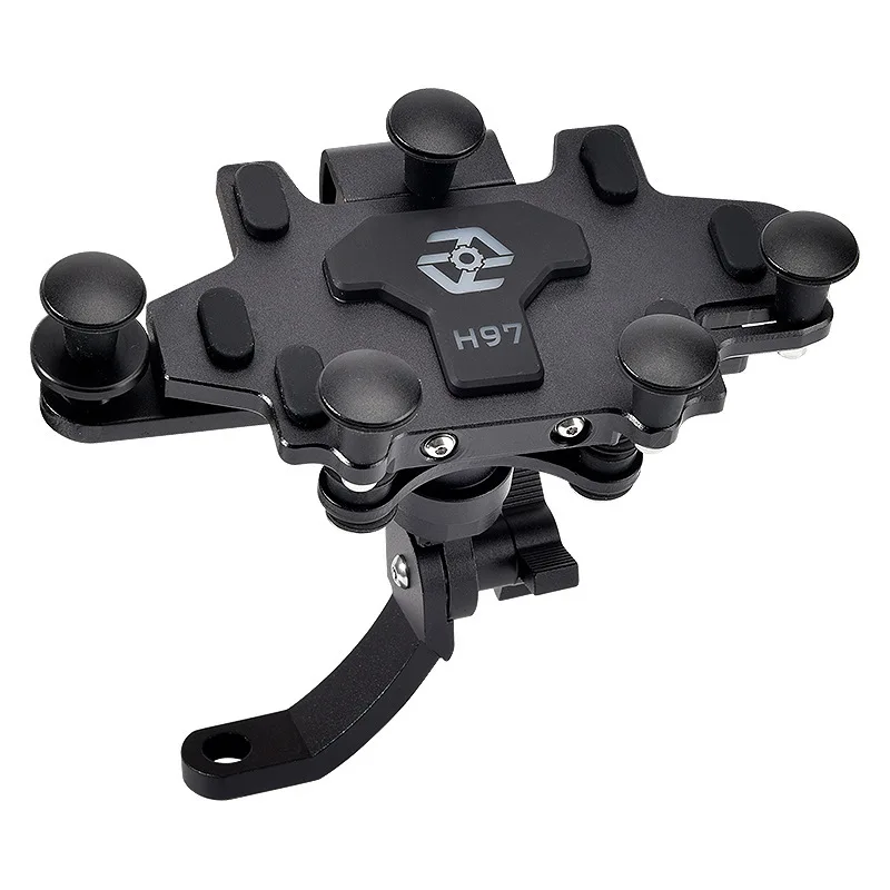 Support téléphone moto haut de gamme en aluminium
