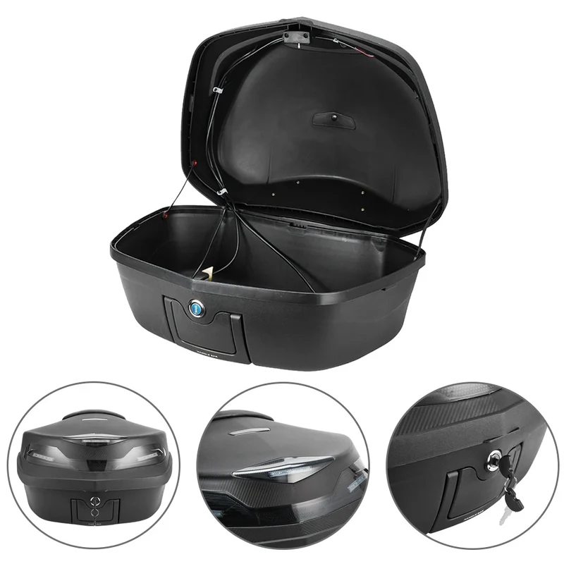 Top case moto - Noir 48L