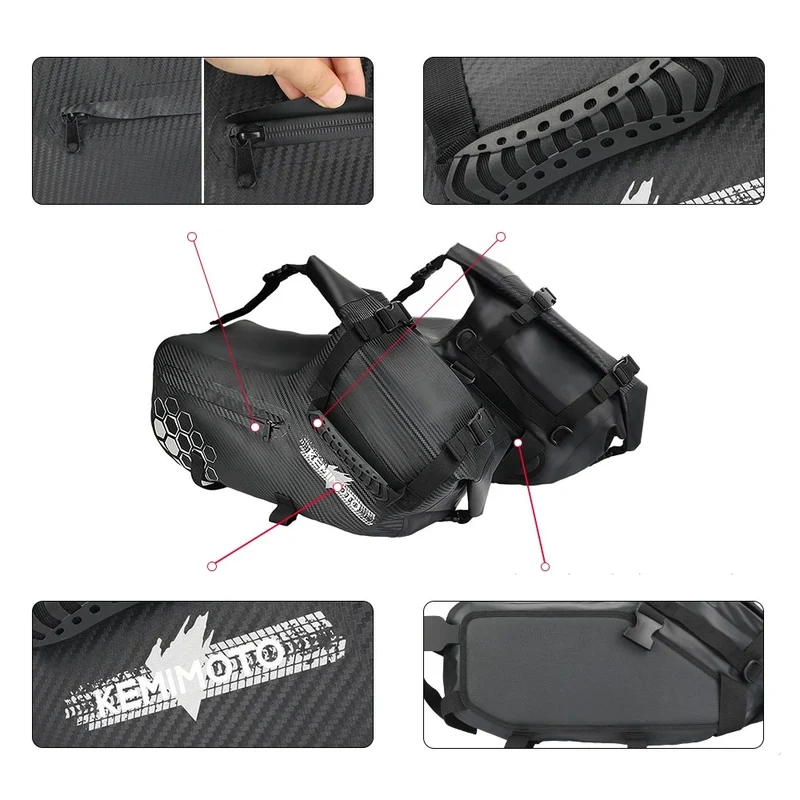 Sacoches cavalières moto 28L