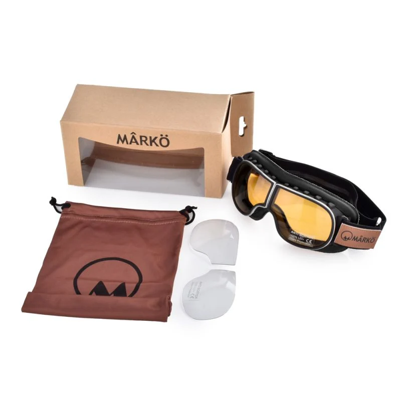 Lunette de moto - MARKO B3 Replica noir