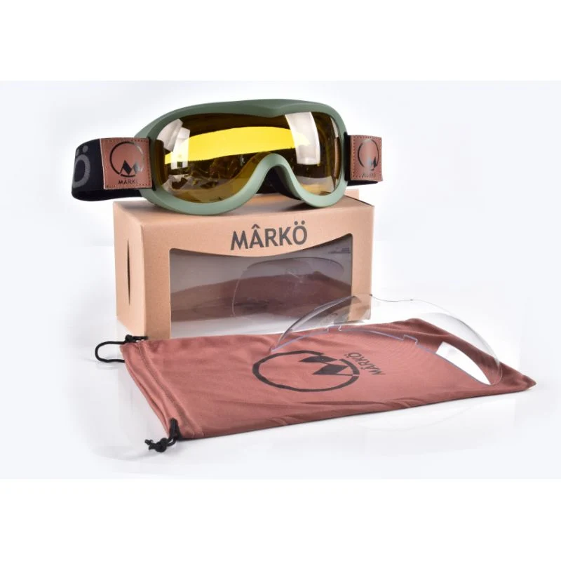 Lunette de moto - MARKO B8 Replica kaki
