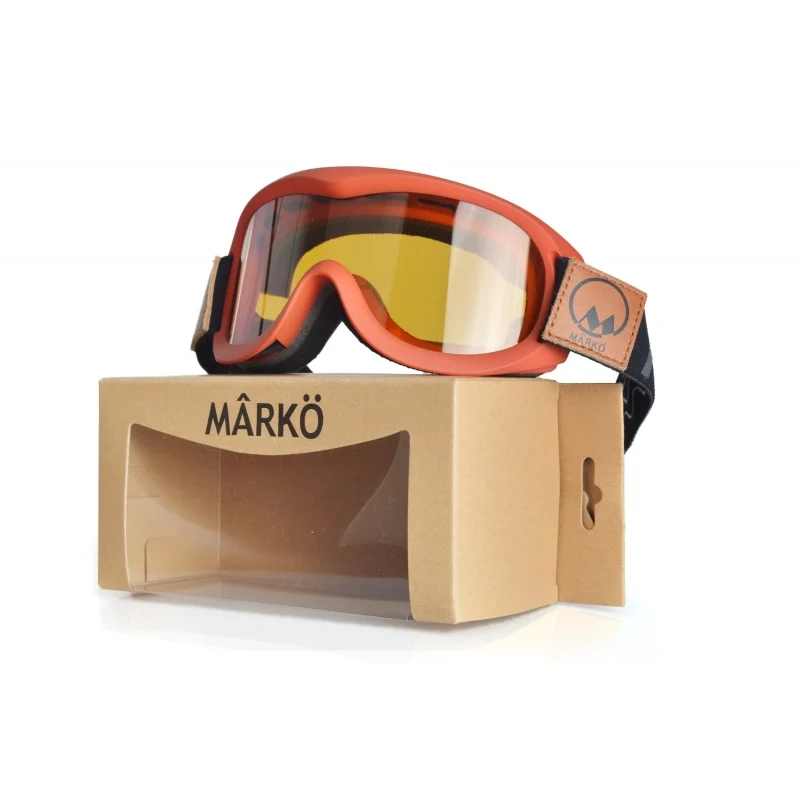 Lunette de moto - MARKO B8 Replica bordeaux