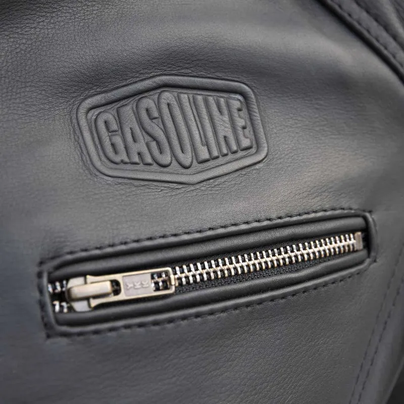 Blouson de moto en cuir femme - Vintage lady