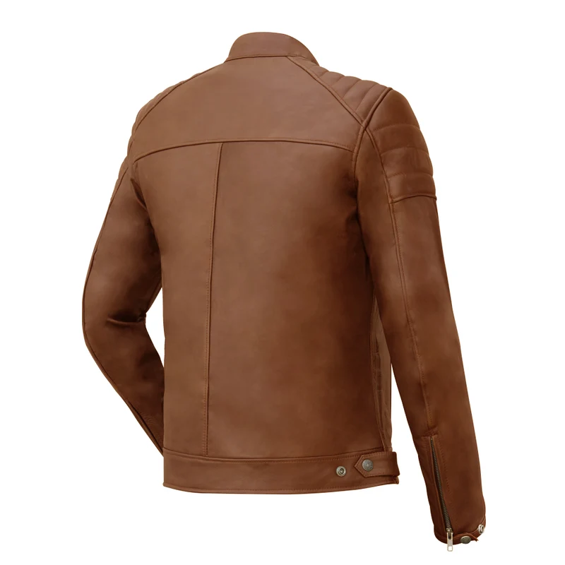 Blouson de moto homme AA - Trophy marron clair
