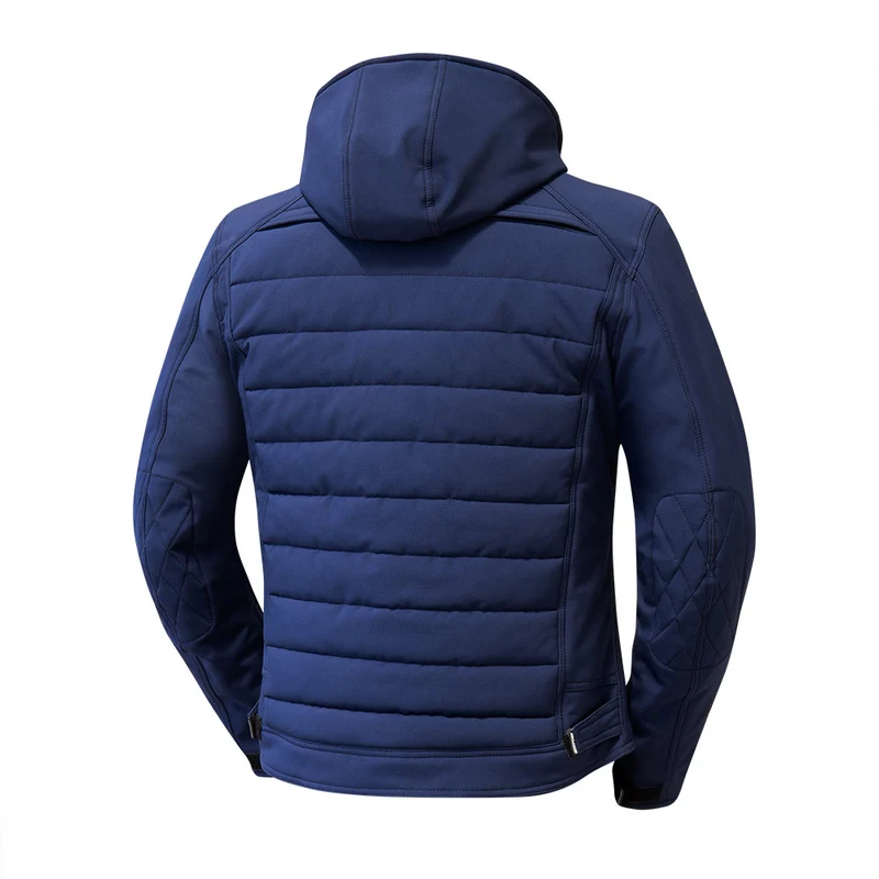 Blouson de moto homme - Softshell bleu