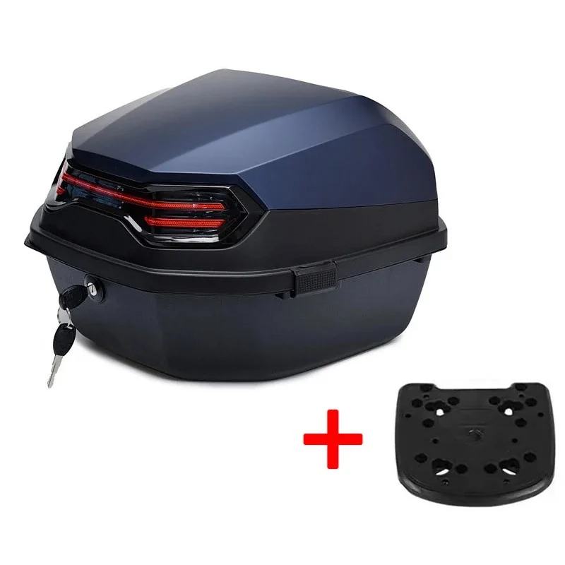 Top case moto - Bleu marine 30L