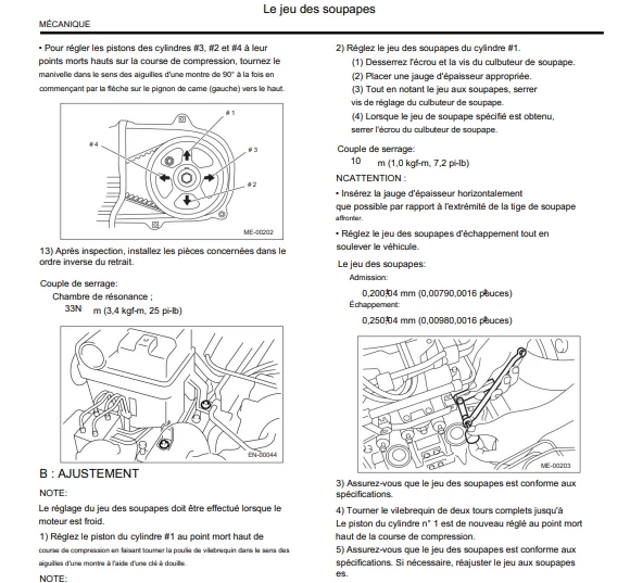 Manuel d'atelier Subaru Forester 2003 2008 en français
