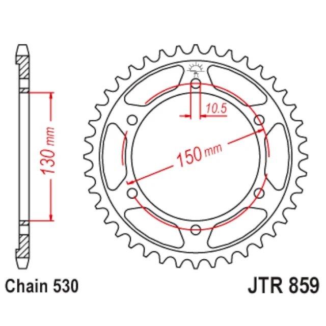 Kit transmisión Yamaha YZF600R Thunder Cat 96-03 15x47 X-Ring 525VX3/108 DID