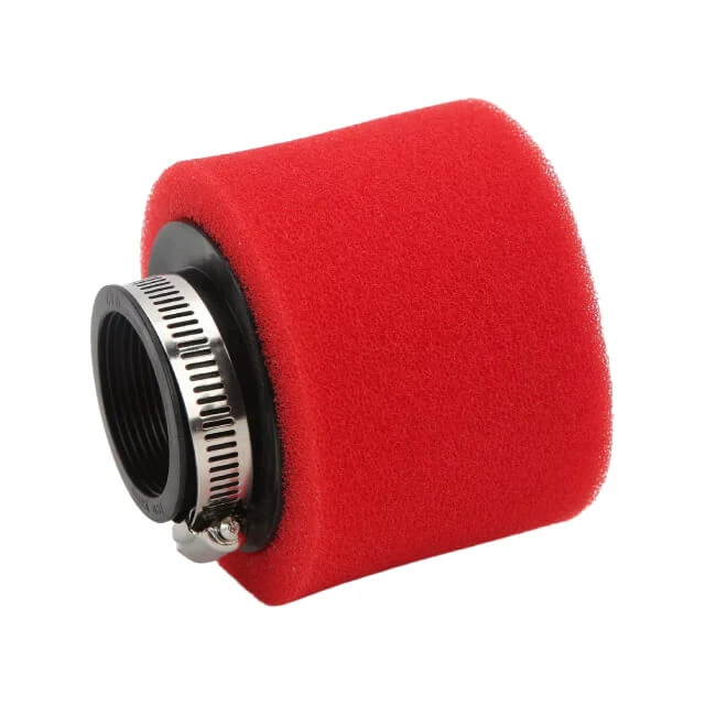 Filtro de aire 45-48mm recto rojo-negro Pitbike AllPro