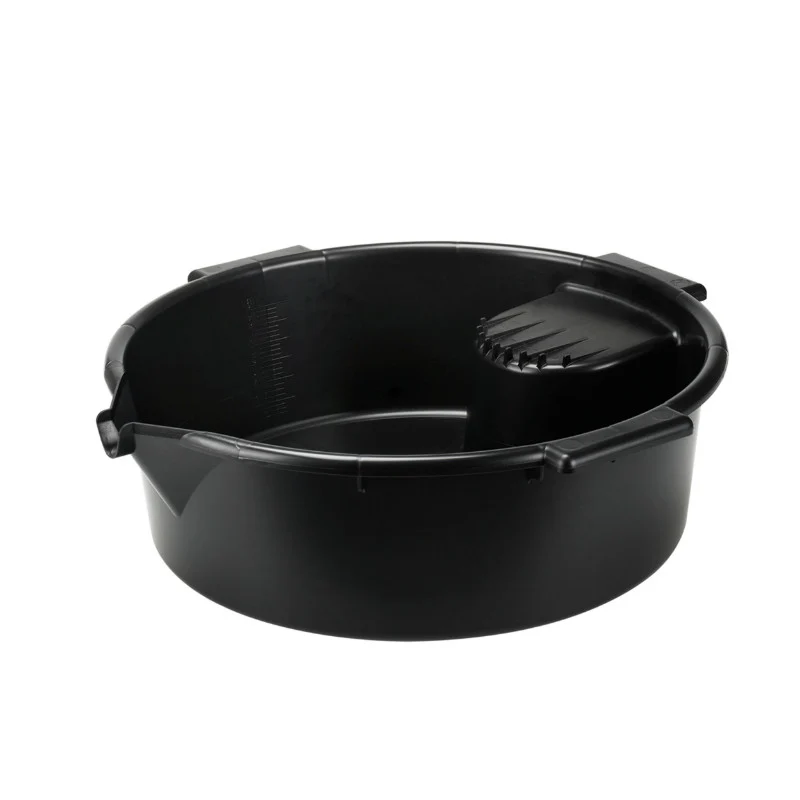 Bac De Vidange Multi-Usages Pressol En Polyethylene Gradue Avec Poignées Noir 6L (Vendu A L'Unite)
