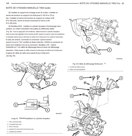 Manuel d'atelier Chrysler Voyager 2000 français