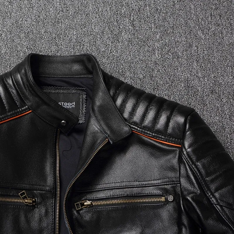 Blouson biker homme - Tête de mort